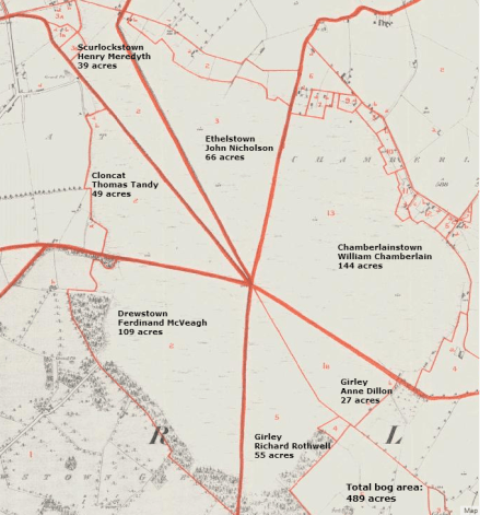 Griffiths valuation map with acres etc